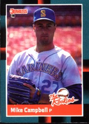 1988 Donruss Rookies Baseball Cards    002      Mike Campbell